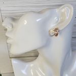 Gold Stainless Steel Huggie Hoop Earrings Nail Ring Design Photo 6