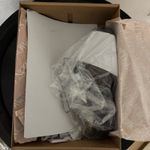 Johnston & Murphy NEW  Alice Fringe Mules Slip On Suede Leather Dark Brown 8.5 Photo 3