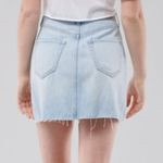 Hollister ultra high rise crossover denim mini skirt Photo 1