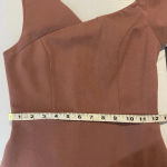 Lulus Open Your Heart Mauve Pink One-Shoulder Bodycon Midi Dress size XS Party Photo 9