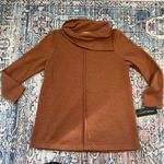 Trisha Tyler NWT Rust Orange Brown Cowl Neck Sweater Petite Small Size undefined Photo 5