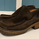 Saya Japanese brown suede leather‎ Japan size 23 made in Japan Rare Photo 0