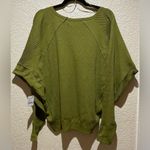 Free People NWT  Santa Clara Thermal in Ferngully Olive Green Size S Photo 4
