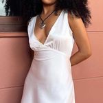 Princess Polly NELLIE MINI DRESS WHITE SATIN Photo 0