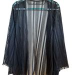Frederick's of Hollywood  Black Sheer Short Robe Med. Photo 1