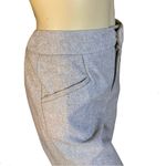 HAUTE COUTURE BEIGE HERRINGBONE PATTERN WIDE LEG GAUCHO PANTS (S) Photo 5