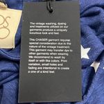 Chaser Navy Blue White Stars Patriotic Button Front Tank Top Cami Medium NWT Photo 6