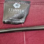 NWT Stunner Burgundy Red Wish Upon A Star Graphic Long Sleeve Top Photo 1