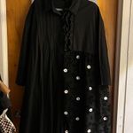 Black and White Floral Dress Size L Photo 0