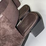 Urban Outfitters heels chunky sling back leather brown size 9 Photo 2