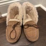 UGG  Women's Tan Moccasin Slippers Photo 2
