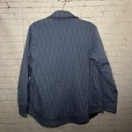 Jachs Girlfriend  Quilted Diamond Pattern Denim Jacket Barn Coat Blue Size S Photo 1