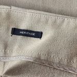 Talbots Heritage Womens Pants Size 10 Brown Tan Stretch Office Career Minimalist Photo 3