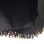 Sanctuary Medium Gray, Red, Black, Green Plaid Wool-blend, Fringe Bottom Skirt Photo 2