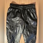 BLANK NYC Black Faux Leather jogger Pants Photo 1
