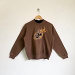 ✨Country Store Butterfly Crewneck Sz Large Sweatshirt Embroidery Logo✨ Brown Photo 2