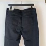 Topshop  Kick Flare Cropped Black Jeans Photo 4