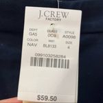 J.Crew NWT NAVY blue ANCHOR EMBELLISHED PENCIL SKIRT sz 4 Photo 65