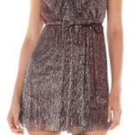 La Maison Talulah Reblossom Metallic Mini‎ Dress Purple Photo 0