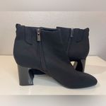 NYDJ  Women's Cheree High Block Heel Fabric Ankle Black‎ Boots Size 10 M Photo 3