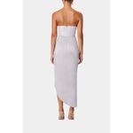 Elliatt NWT Petra Strapless Sequin Bodice Midi Dress in Ash Lilac Sz Small $255 Photo 2