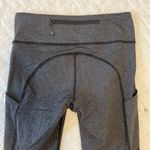 Lululemon  Speed Crop Legging in Giant Herringbone Black Heathered Black Size 4 Photo 10