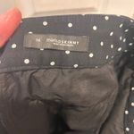 Loft Marisa Skinny Ankle Pants Black White Polka Dot Womens Size 14 Career Photo 6