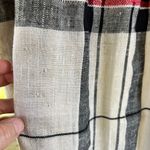 Chaus Vintage Plaid Midi Skirt Red, Black And Cream Pleated Size 28 Waist Red Photo 6