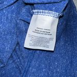 Nike Women Blue Marl Vintage Gym Crew Sweater Jumper Sweatshirt Pullover Size L Photo 4