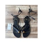 Valentino Garavani NWT  Roman Stud Flip Flop Leather Flat Sandals sz 39 Photo 2