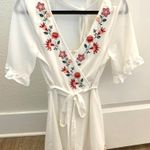 Altar'd State Floral Embroidered Romper Photo 0