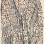 Victoria's Secret Tie-Front Kimono Caftan Swim Cover-Up — One Size Boho print Photo 1