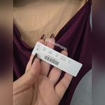 J.Crew Cross Back Bandeau One Piece Swimsuit Purple Photo 3