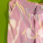 INC International Concepts Pink and Blue Floral Pantsuit Size 6 Photo 5