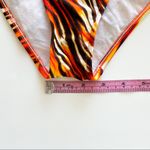 Sunsets Brown Orange White Red Fire Side Shirred Pant Bikini Bottoms NWT NOS XL Photo 8