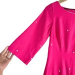 Lilly Pulitzer  Fools Jewels Daiquiri Pink Rhinestone Sheath Dress 3/4 Sleeves, 6 Photo 3