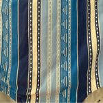 Lemlem NEW  Eshal Striped High Waist Bikini Bottom Blue XS Photo 8