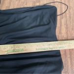 City Triangles Vintage Y2K Dark Fairy Goth Slinky Black Spaghetti‎ Strap Back Maxi Dress Sz M Photo 8