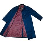 London Fog Blue Trench Coat Elegant Tailored Style Photo 1