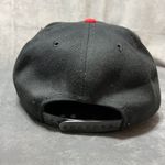 Vintage Apsaroke Snapback Hat Crow Native American Black‎ Red Otto Cap Black Photo 3