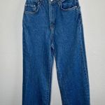 Pilcro Anthropologie Womens Austyn Cropped Wide Leg Denim Jeans Size 32 Blue Photo 3