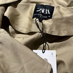 ZARA NWT Oversized Trench Coat Belted Double Breasted Bloggers Fav S/M Photo 8