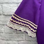 Vintage Kate Schorer Square Dance Full Circle Dress Purple Western Rockabilly S Photo 4