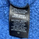 Aviator Nation x SoulCycle cropped crew sweatshirt Medium Blue smiley graphic Photo 9