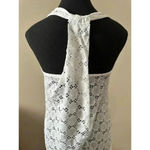 J. Valdi White Swim Tank Cover up Size Sm Photo 1