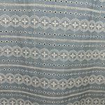 Ann Taylor Chambray Embroidered Eyelet Tie Waist Pencil Skirt, Size 16 Photo 4