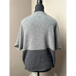 Riviera Cashmere Gray/Gray Short Sleeve Sweater SZ SM Gray Photo 5