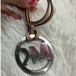 Michael Kors  Tan Silver Logo Bag Charm Photo 2