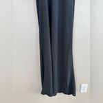 Abercrombie & Fitch  Black Satin Cowl Neck Maxi Slip Dress size Medium $130 Photo 13