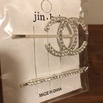 Fancy rhinestones hair pins Silver Photo 5